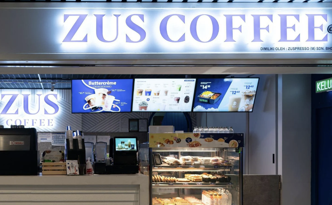 Zus Coffee counter